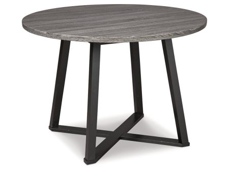 Centiar Gray Black Dining Table on Sale