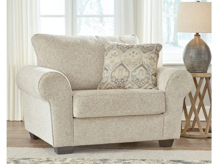 Haisley Ivory Oversized Chair For Cheap