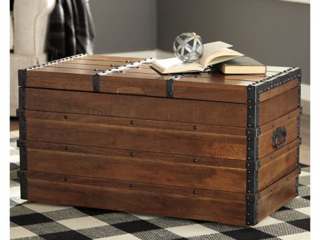 Kettleby Brown Storage Trunk on Sale