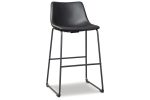 Centiar Black Pub Height Barstool, Set of 2 Hot on Sale