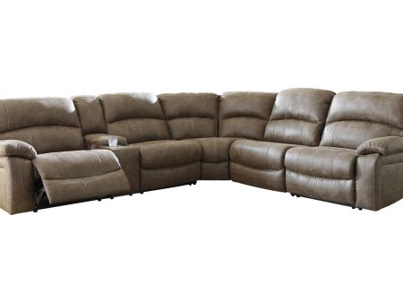 Segburg Driftwood 4-Piece Power Reclining Sectional For Discount