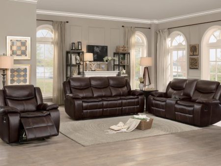 Bastrop Brown Reclining Living Room Set For Discount