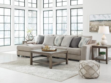 Ardsley Pewter 3-Piece LAF Chaise Sectional Online now