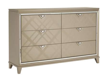 Bijou Champagne Dresser Hot on Sale