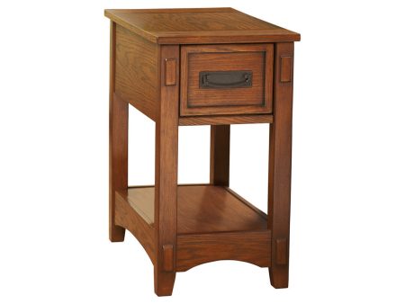 Breegin Brown Chairside End Table Hot on Sale