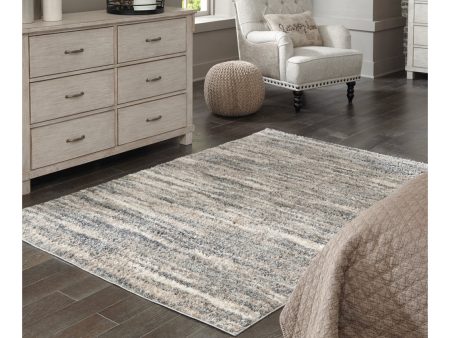 Gizela Ivory Beige Gray Medium Rug on Sale