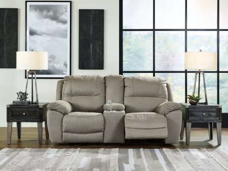 Next-Gen Gaucho Putty Power Reclining Loveseat with Console Sale