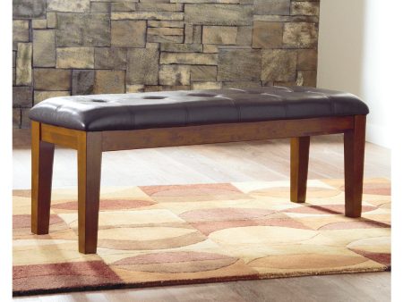 Ralene Medium Brown Dining Bench For Discount