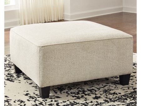 Abinger Natural Oversized Accent Ottoman For Cheap