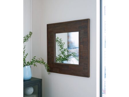 Hensington Brown Accent Mirror Cheap