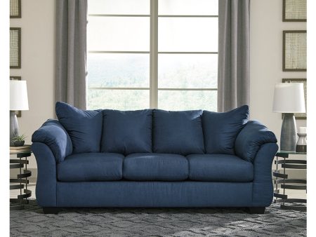 Darcy Blue Sofa For Discount