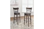 Caitbrook Gray Bar Height Barstool Discount