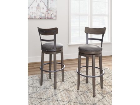 Caitbrook Gray Bar Height Barstool Discount