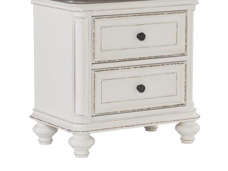 Baylesford Antique White Nightstand on Sale