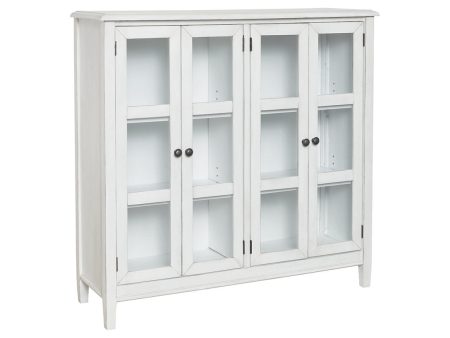 Kanwyn Whitewash Accent Cabinet Cheap