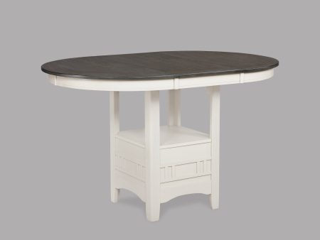 Hartwell Chalk Gray Counter Height Table For Discount