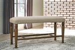 [SPECIAL] Lettner Gray Brown Dining Bench For Discount