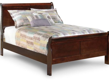 Alisdair Reddish Brown Full Sleigh Bed Online now