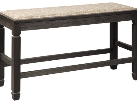 Tyler Creek Antique Black Counter Height Bench Cheap