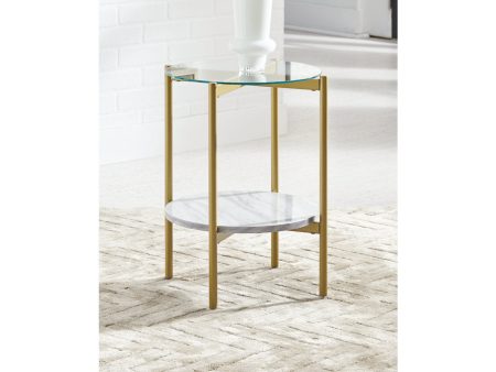 Wynora White Gold End Table Fashion