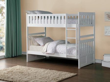 Galen White Twin Twin Bunk Bed Online Hot Sale