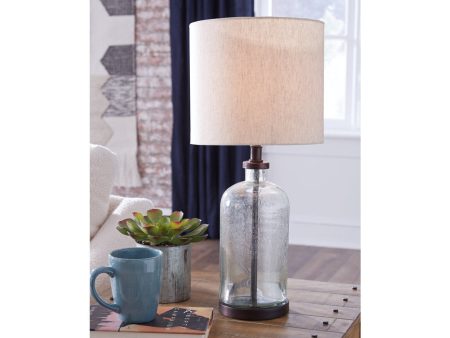 Bandile Clear Bronze Finish Table Lamp Sale