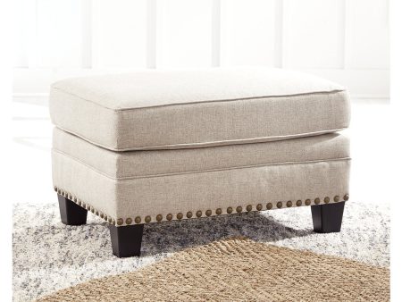 Claredon Linen Ottoman Online now