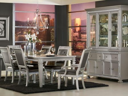 Bevelle Silver Extendable Dining Set Online