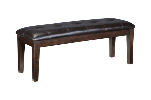 Haddigan Dark Brown Dining Bench Online now