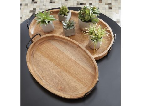 Jocelyne Brown Black Tray Supply