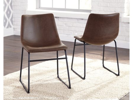 Centiar Brown Dining Chair, Set of 2 Online Hot Sale