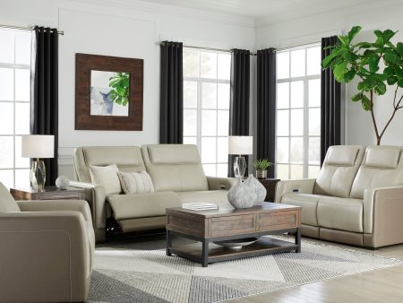 Battleville Almond Power Reclining Living Room Set Online Sale