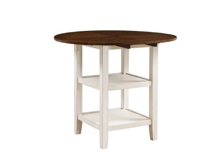 Kiwi White Wash Counter Height Table Fashion