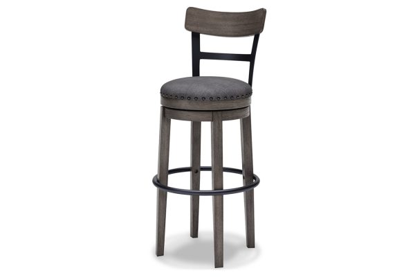 Caitbrook Gray Bar Height Barstool Discount