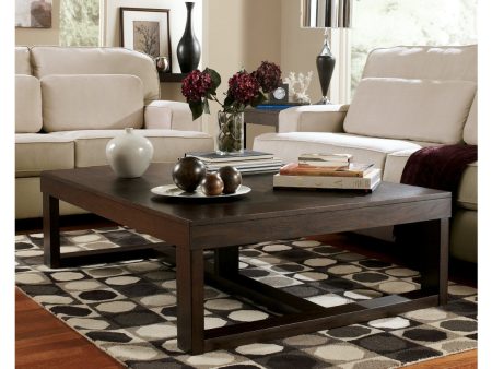 Watson Dark Brown Coffee Table Online Hot Sale