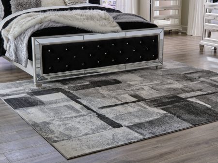 Brycebourne Black Cream Gray Medium Rug Online Hot Sale