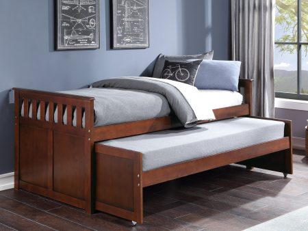 Rowe Dark Cherry Twin Twin Bed Cheap