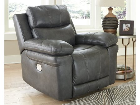 Edmar Charcoal Power Recliner Online Hot Sale