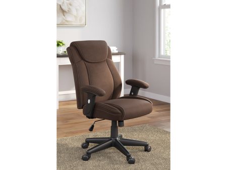 Corbindale Brown Black Home Office Chair Discount