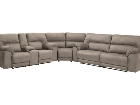 Cavalcade Slate 3-Piece Power Reclining Sectional Hot on Sale