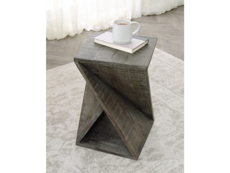 Zalemont Distressed Gray Accent Table Online Hot Sale