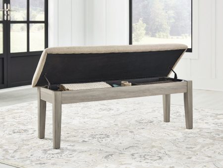 Parellen Beige Gray 48  Bench For Sale