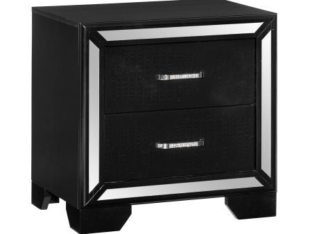 Aveline Black Nightstand Online Sale