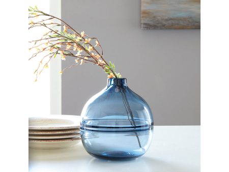 Lemmitt Navy Vase Discount