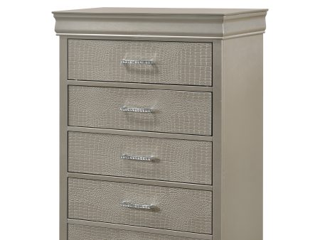 Amalia Champagne Silver Chest Sale