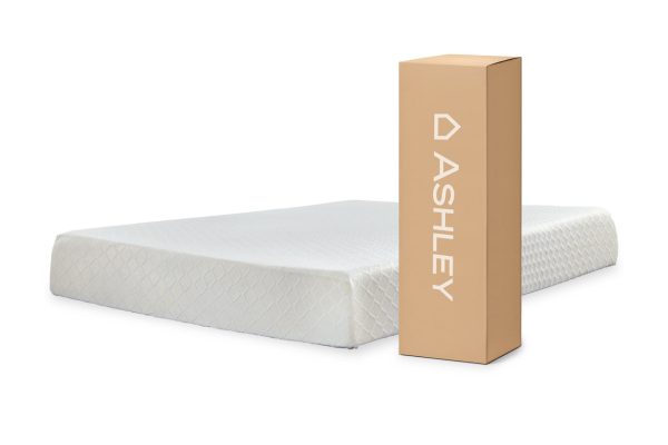 10 Inch Chime Memory Foam White Queen Mattress in a Box For Discount