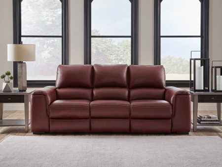 Alessandro Garnet Power Reclining Sofa For Discount