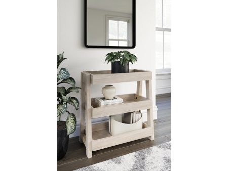 Blariden Light Tan Shelf Accent Table Online Hot Sale