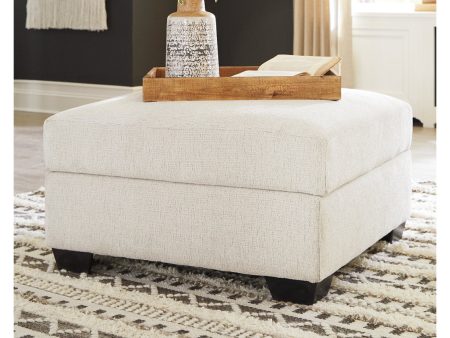 Cambri Snow Ottoman With Storage For Sale