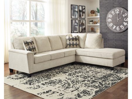 Abinger Natural 2-Piece RAF Chaise Sectional Online now